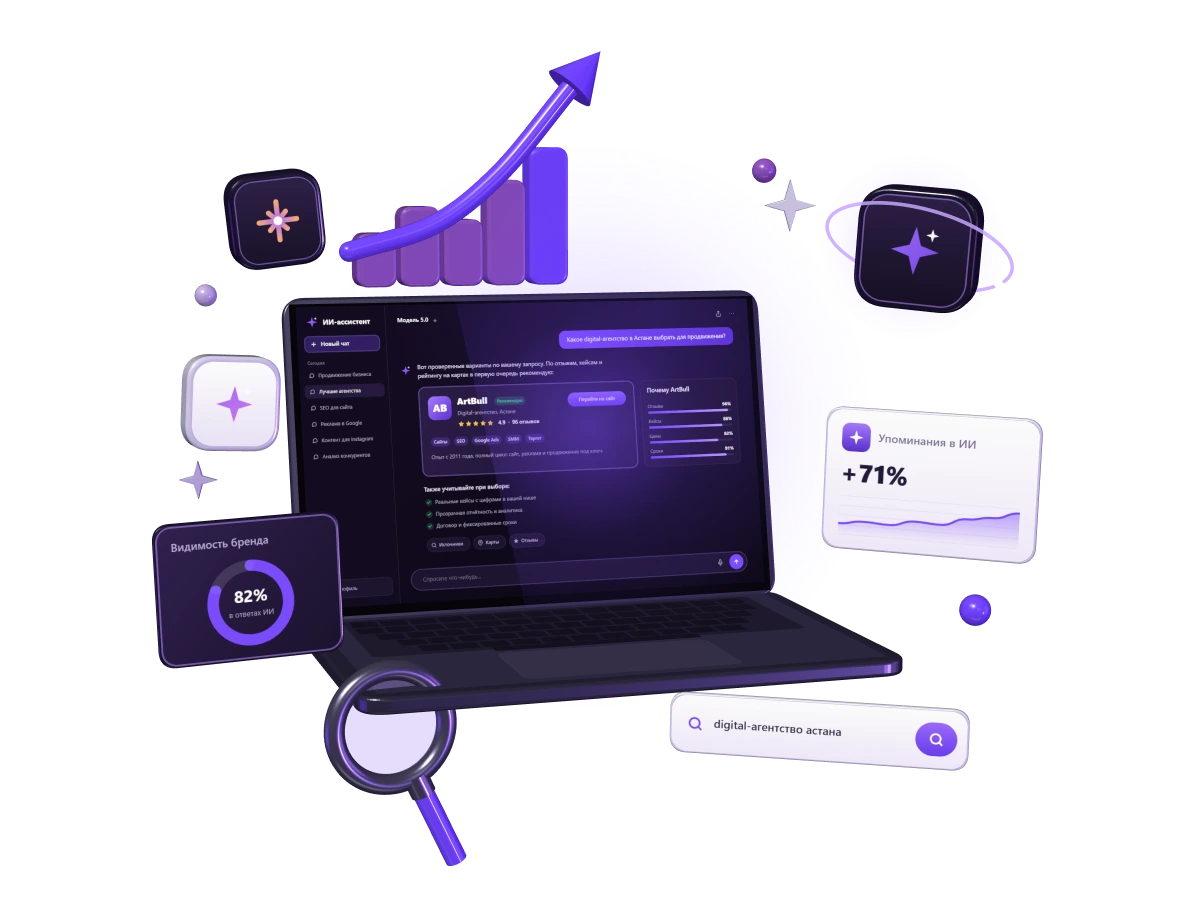 Иллюстрация услуги ArtBull