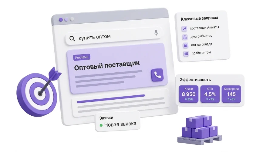 Реклама B2B-компании в поиске: ключевые запросы и заявки