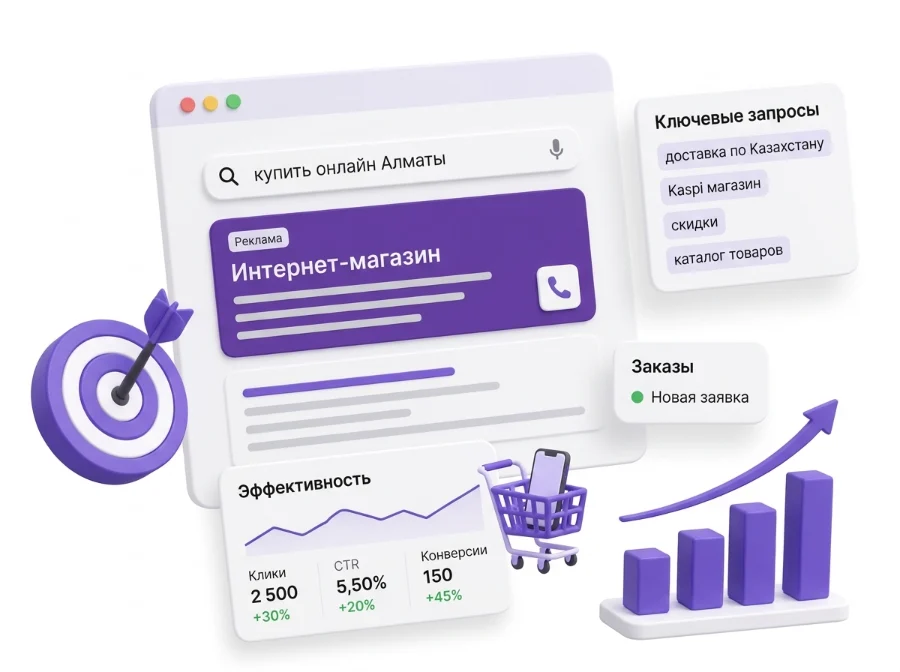 Реклама интернет-магазина в поиске: ключевые запросы и заявки