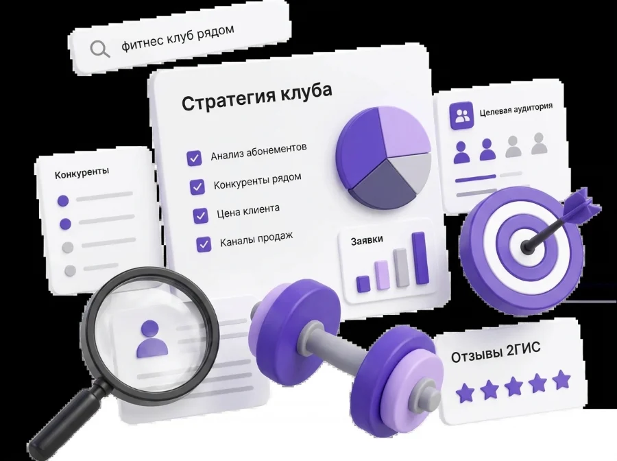 Стратегия продвижения фитнес-клуба: анализ конкурентов и отзывы 2ГИС