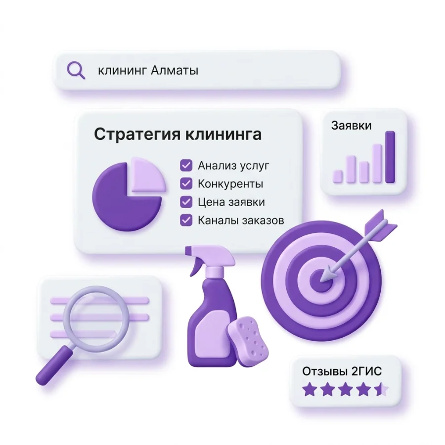 Стратегия продвижения клининговой компании: анализ конкурентов и отзывы 2ГИС