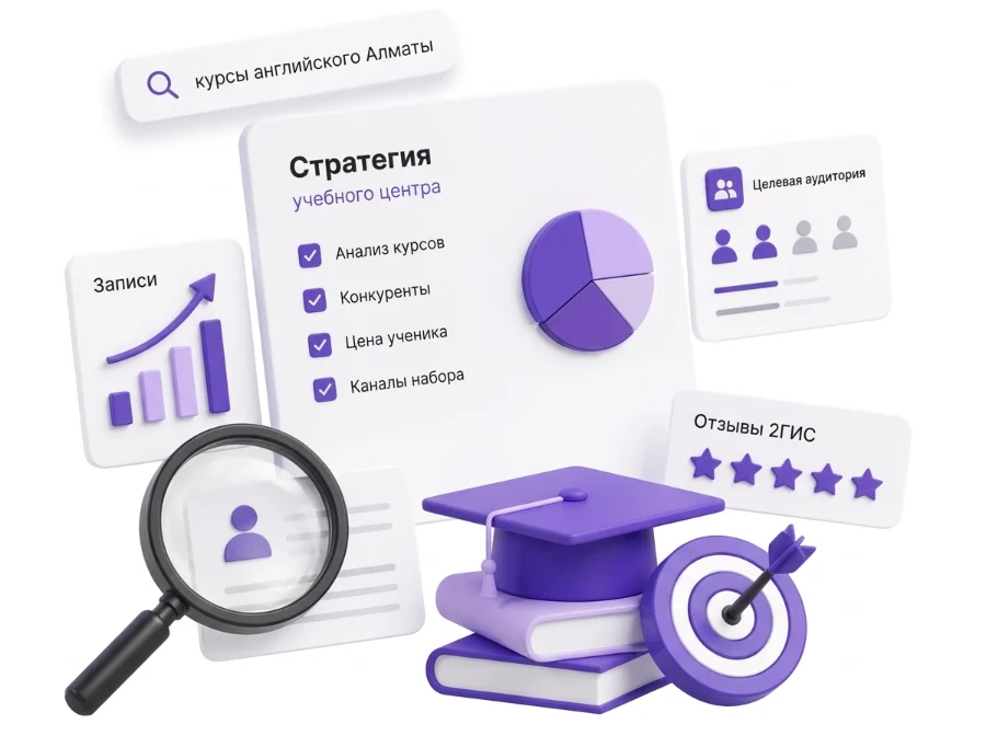 Стратегия продвижения учебного центра: анализ конкурентов и отзывы 2ГИС