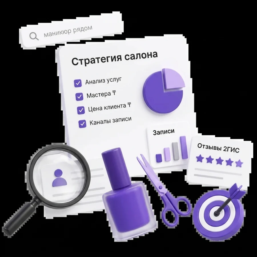 Стратегия продвижения салона красоты: анализ конкурентов и отзывы 2ГИС